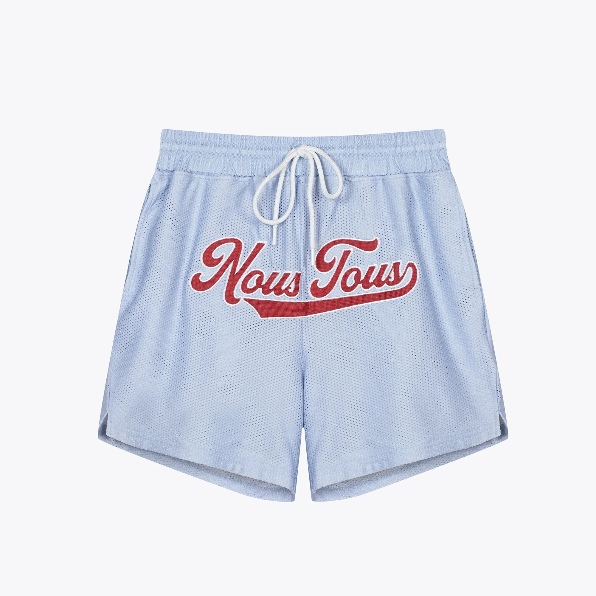 HERITAGE DRIP MESH SHORTS SKY BLUE