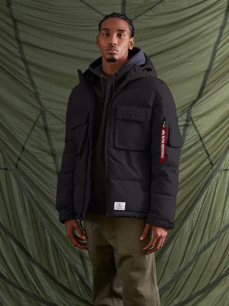 HOODED PUFFER JACKET