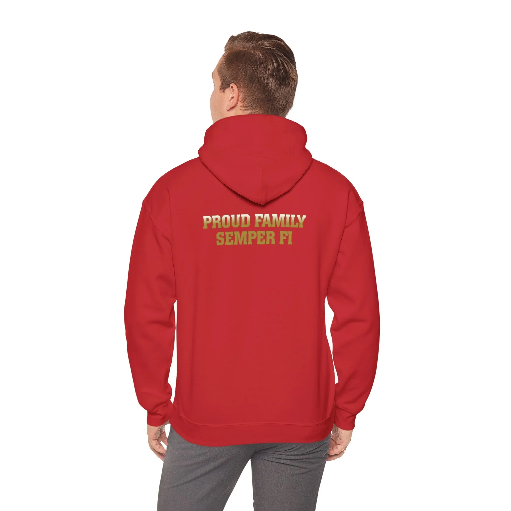 Hoodie: Delta Co. MCRD Parris Island (EGA   Back Proud Family)