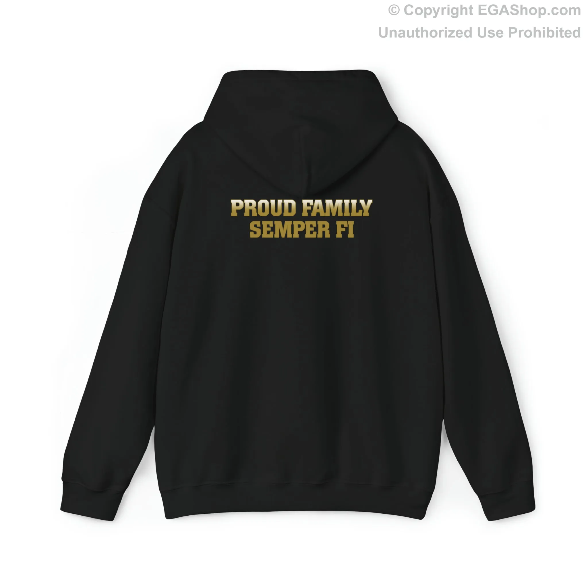 Hoodie: Delta Co. MCRD Parris Island (EGA   Back Proud Family)