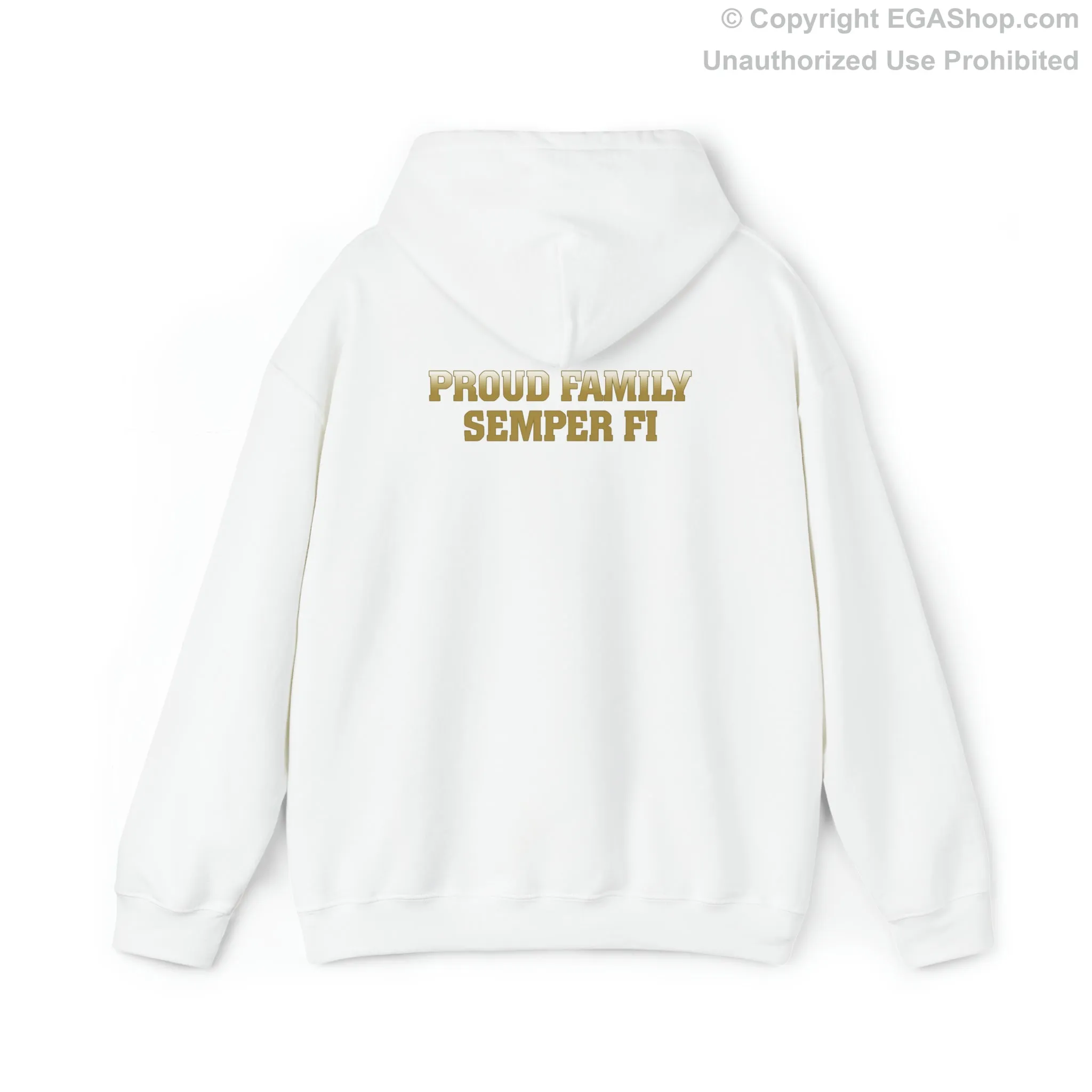 Hoodie: Delta Co. MCRD Parris Island (EGA   Back Proud Family)