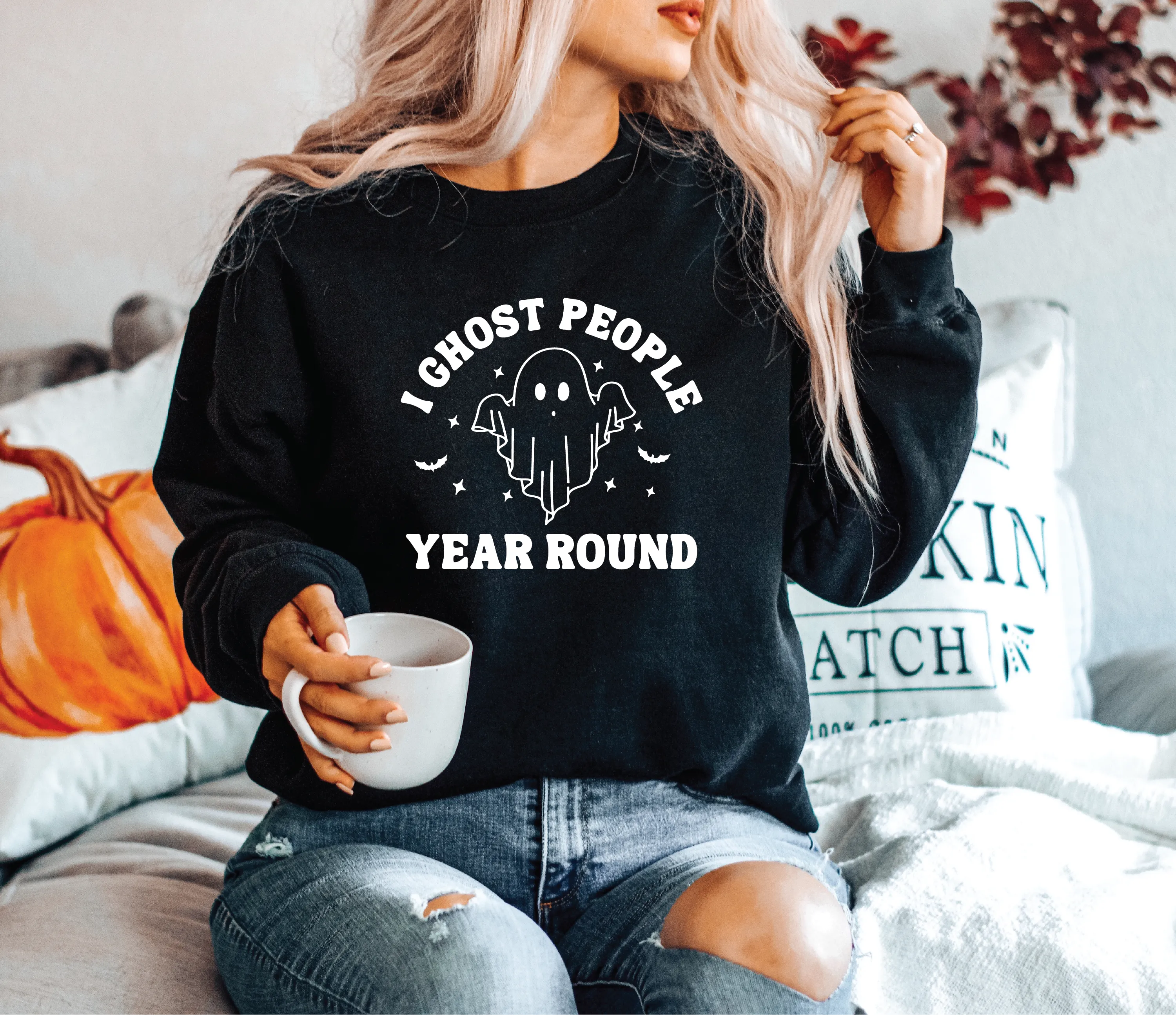 I Ghost People Year Round Classic Crew Sweater