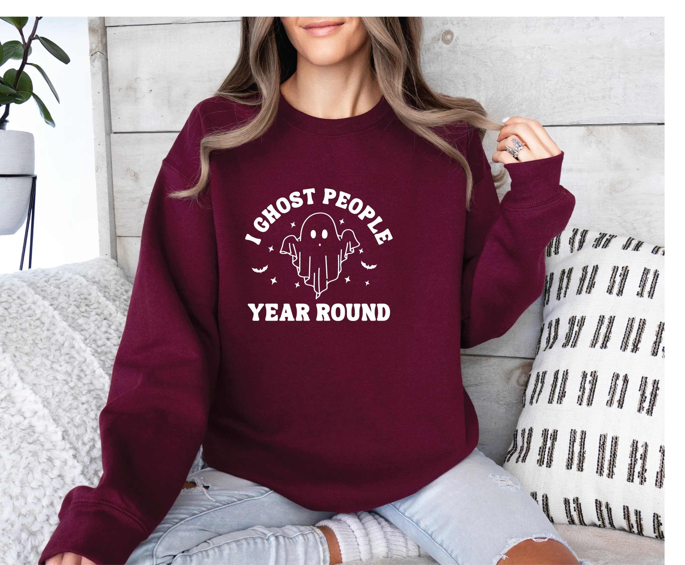 I Ghost People Year Round Classic Crew Sweater