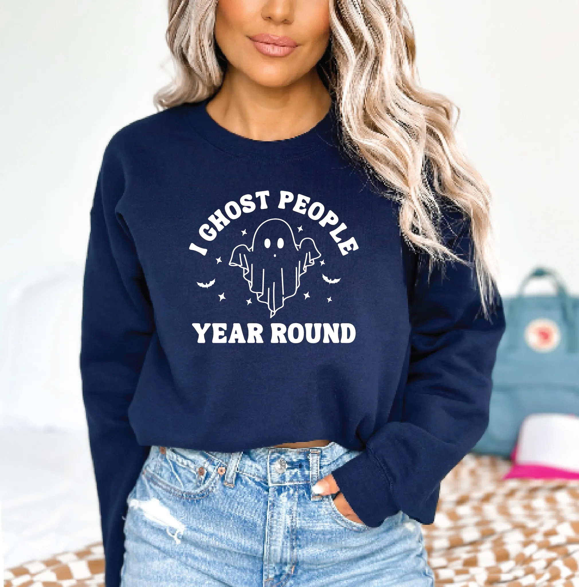 I Ghost People Year Round Classic Crew Sweater