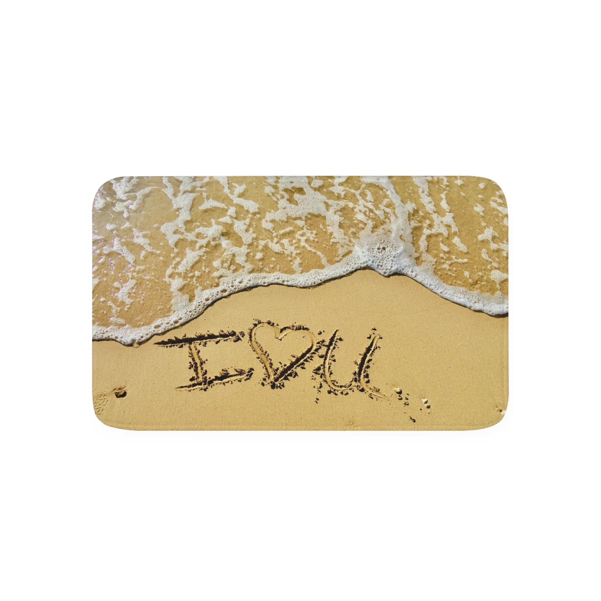 I love you Sandy Sundays - Memory Foam Bath Mat