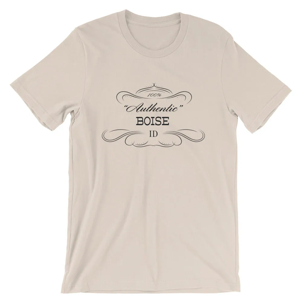 Idaho - Boise ID - Short-Sleeve Unisex T-Shirt - "Authentic"