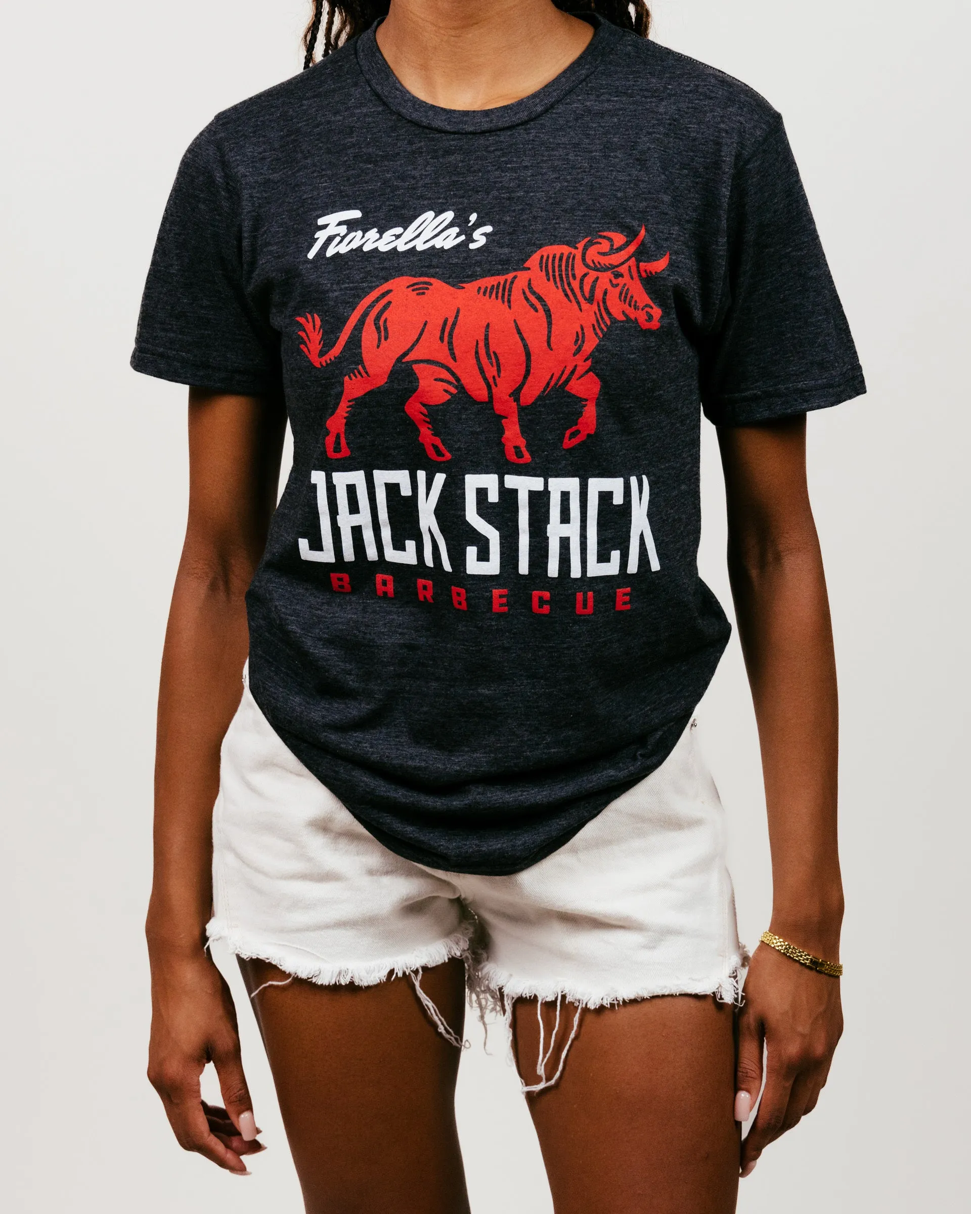 Jack Stack Barbecue Vintage Black T-Shirt