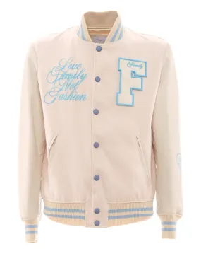 Jacket for man VARSITY JACKET WHITE Family First