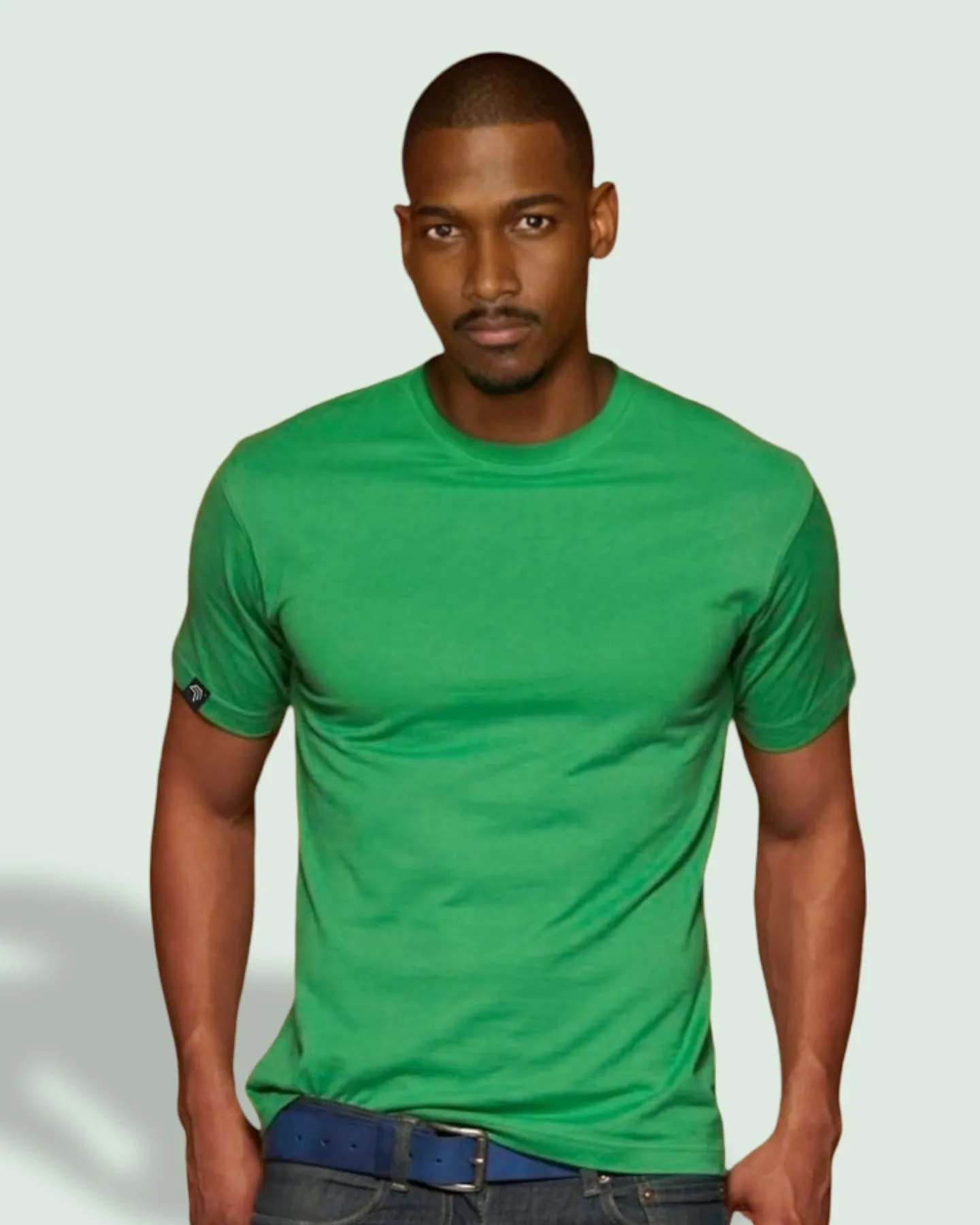 JAN 0002 ― Herren Heavy Komfort T-Shirt - Heather Grau Melange