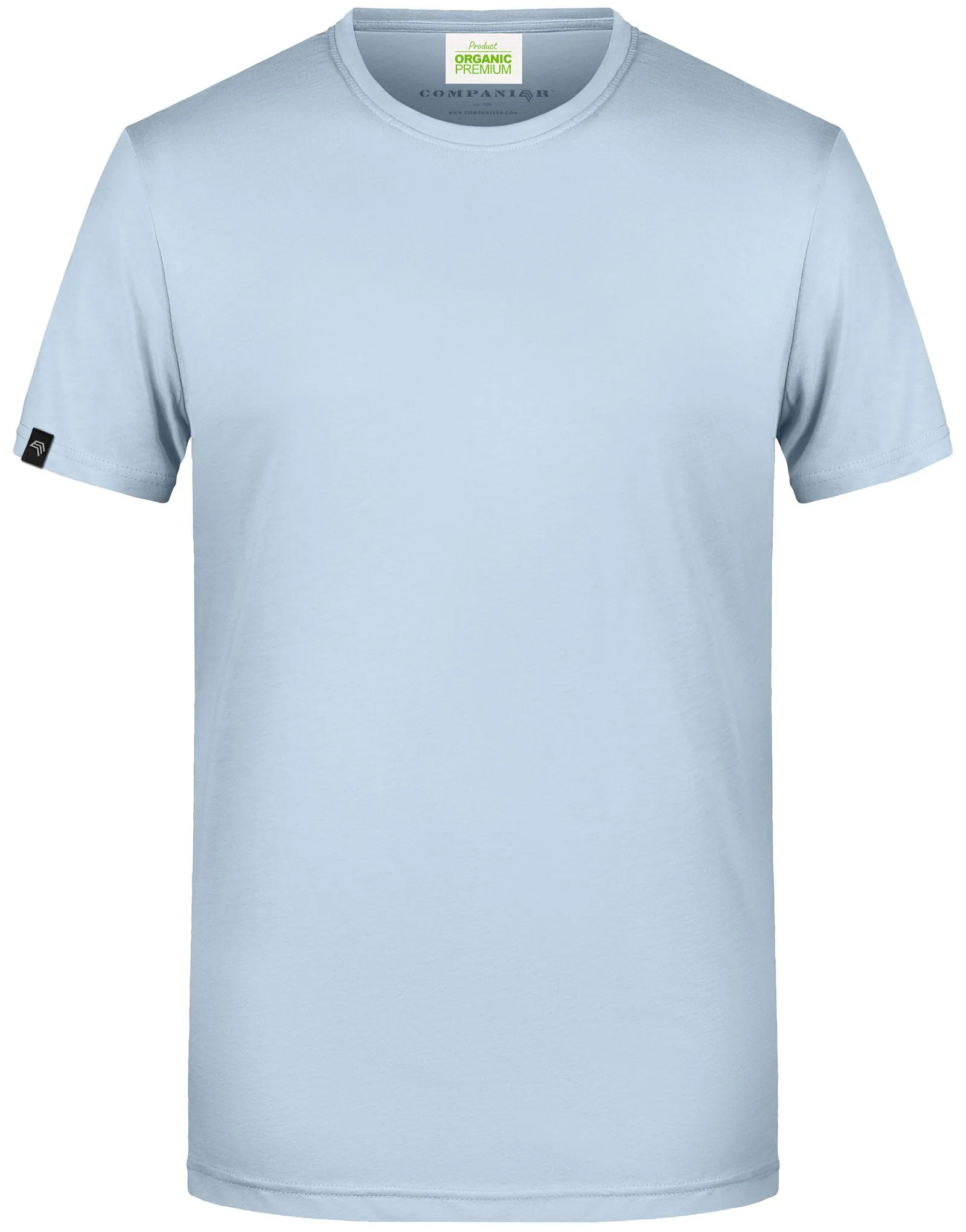 JAN 8008 ― Herren Bio-Baumwolle T-Shirt - Light Blau