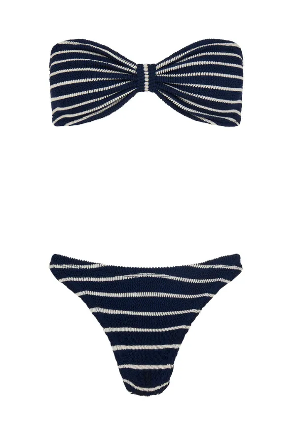 Jean Bikini Navy/White