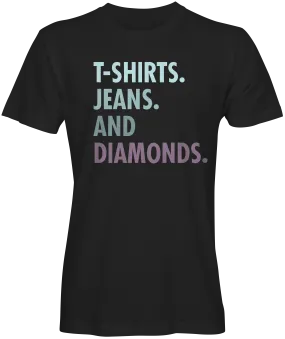 Jeans and Diamonds Unisex Crewneck T-shirt