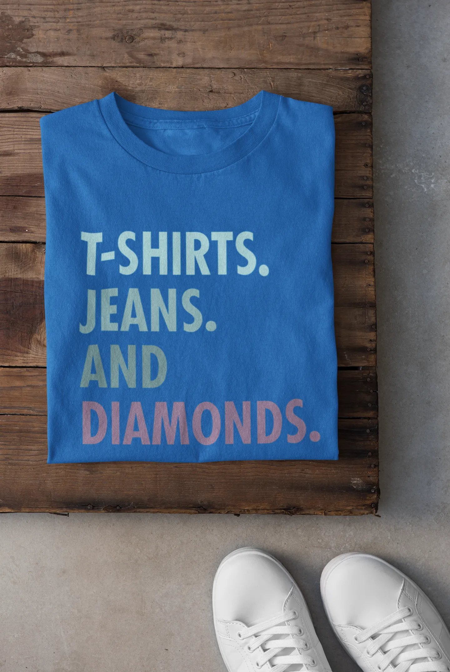 Jeans and Diamonds Unisex Crewneck T-shirt