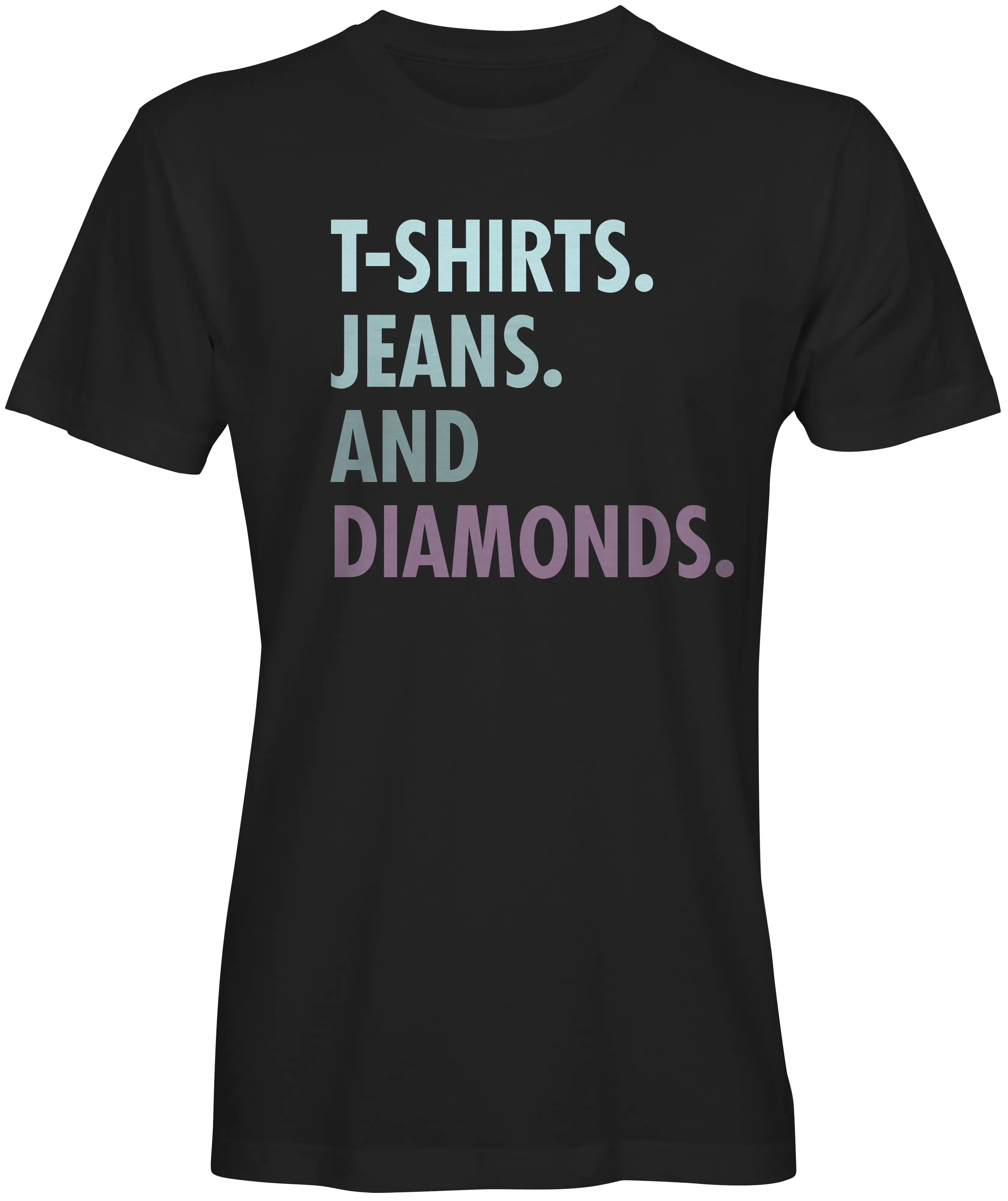 Jeans and Diamonds Unisex Crewneck T-shirt