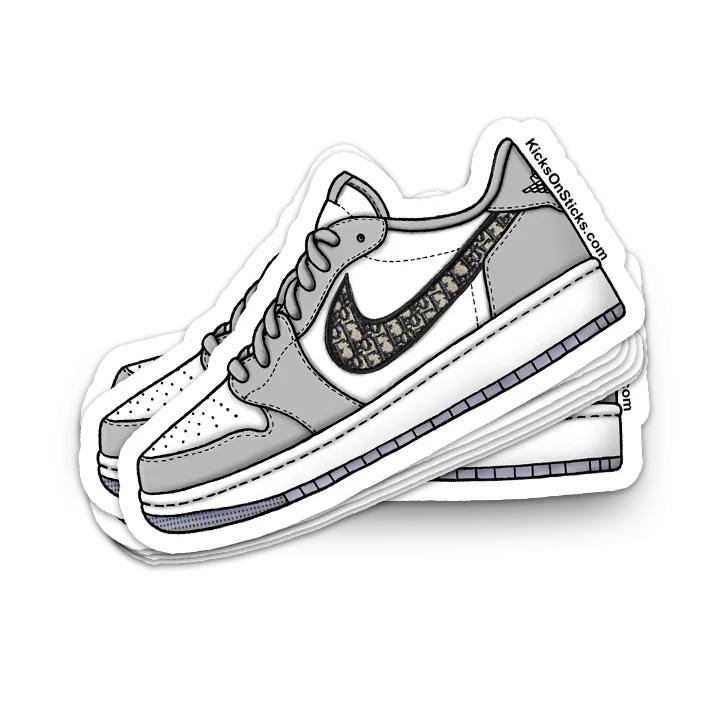 Jordan 1 Low "Dior" Sneaker Sticker