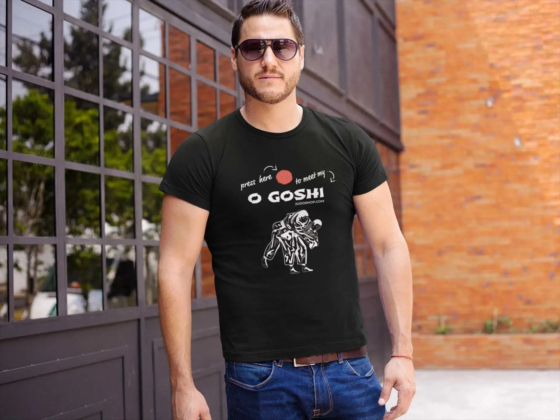 Judo T-Shirt O Goshi Press Here