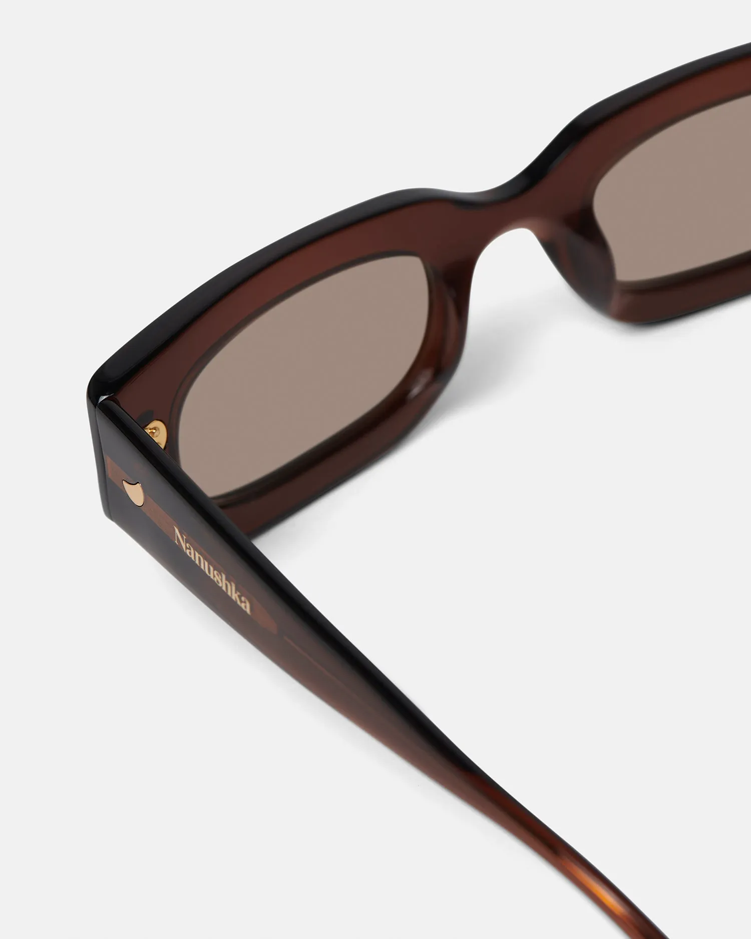 Kadee - Bio-Plastic D-Frame Sunglasses - Brown