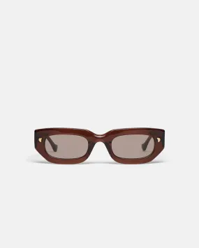 Kadee - Bio-Plastic D-Frame Sunglasses - Brown