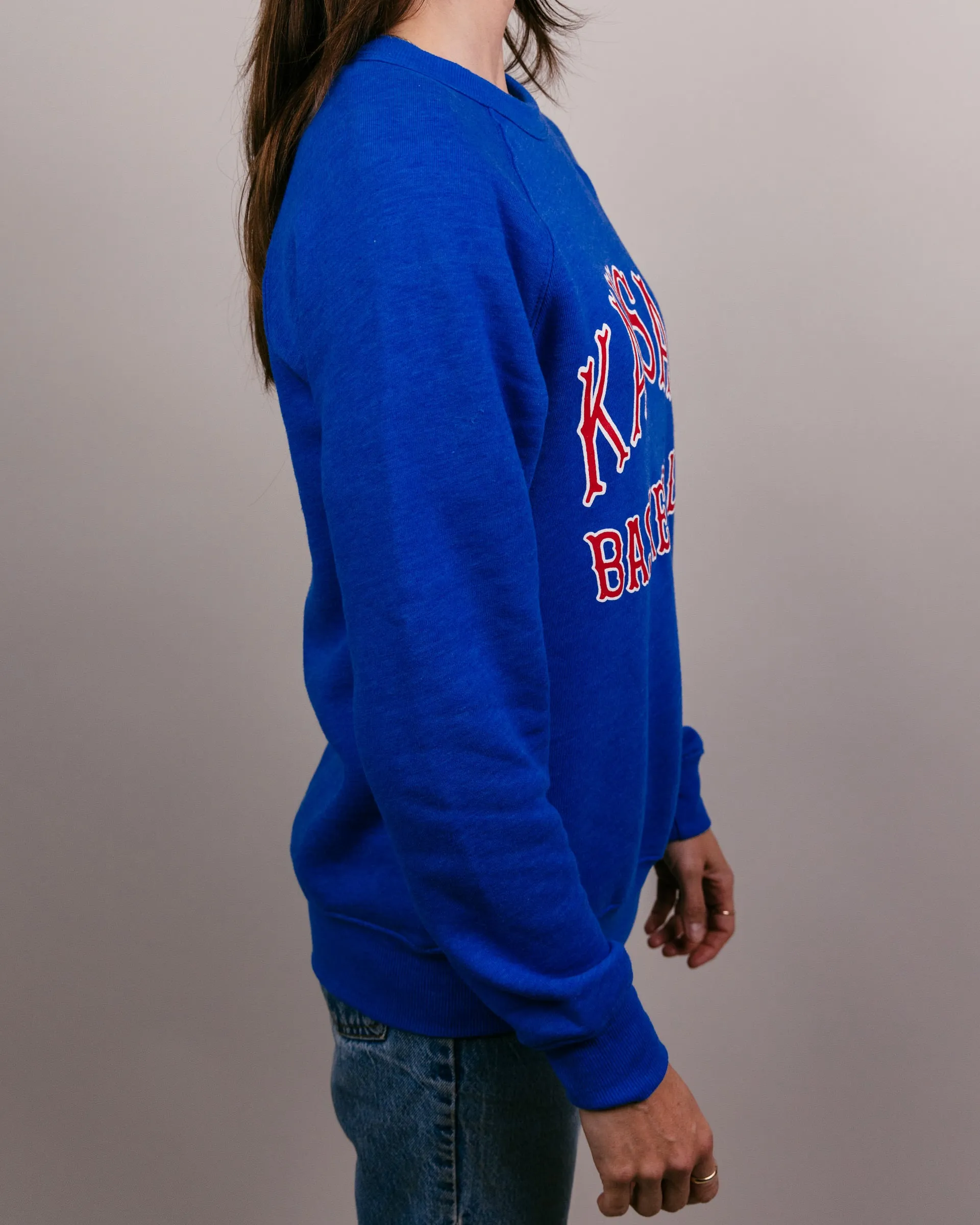 Kansas Basketball Royal Crewneck