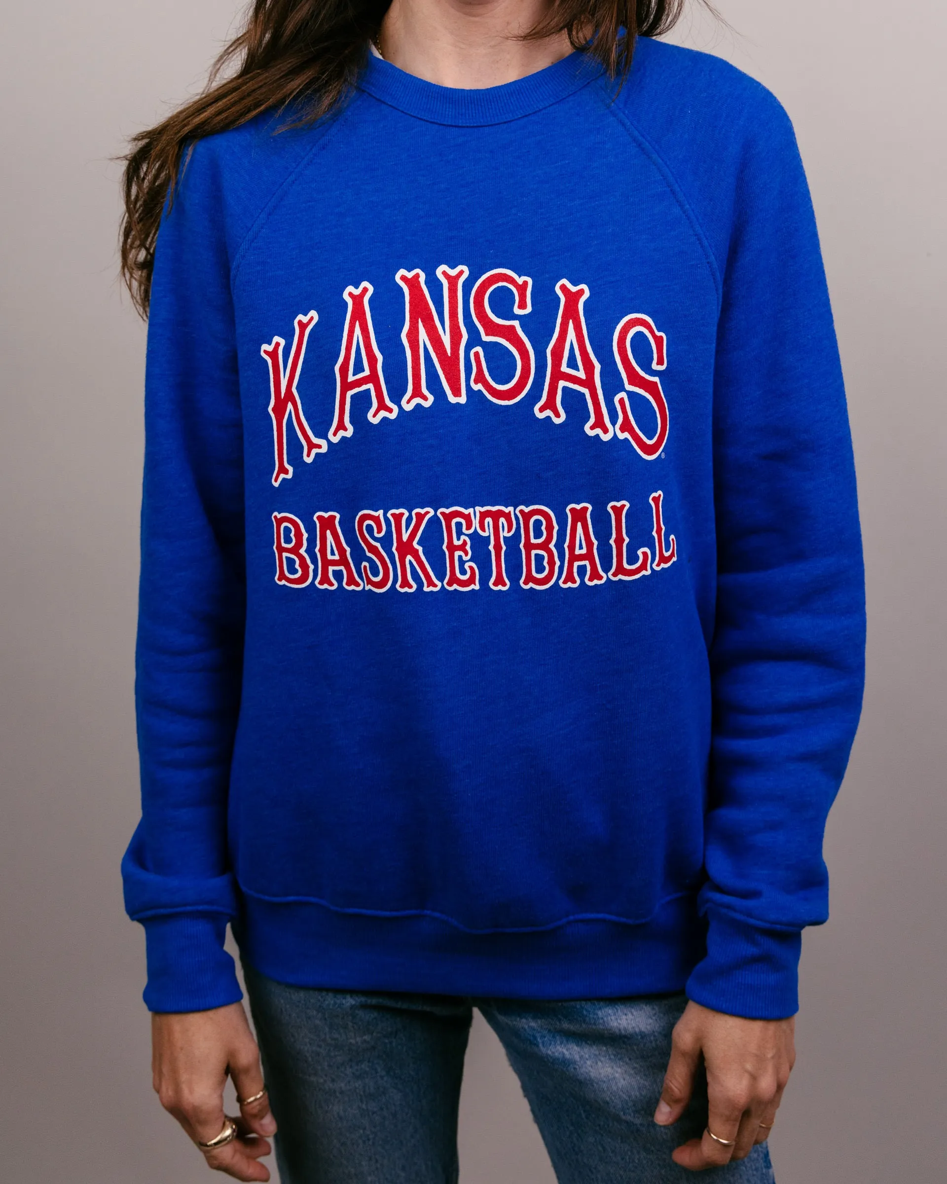 Kansas Basketball Royal Crewneck