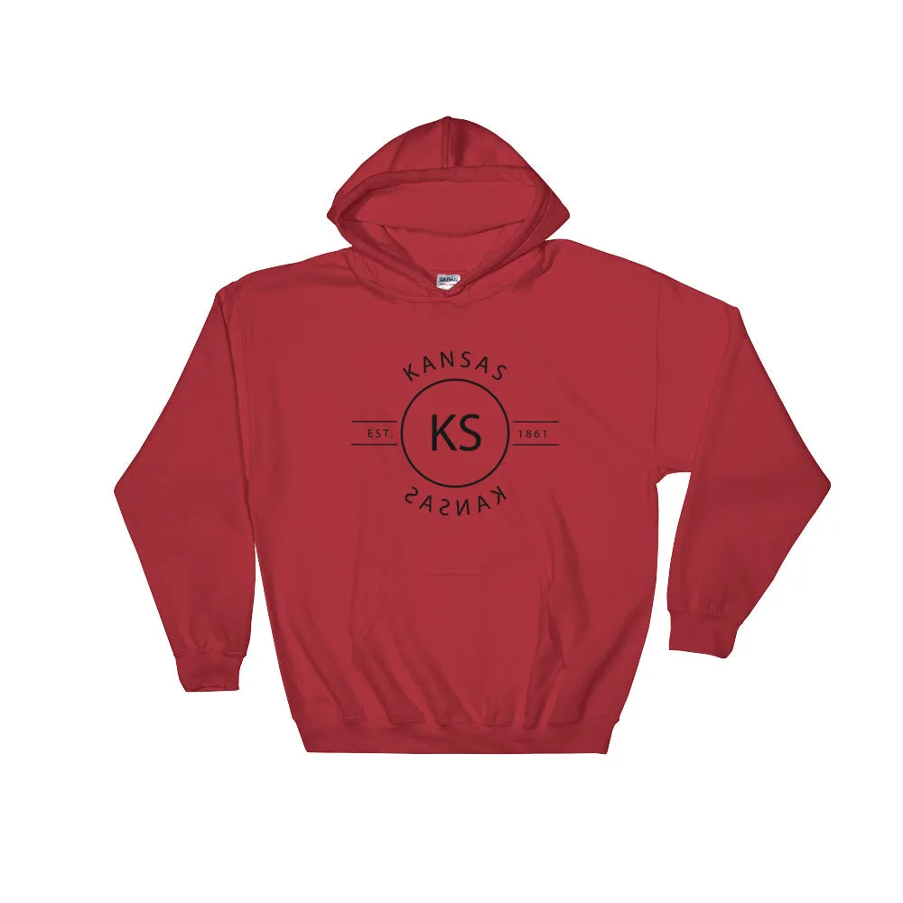 Kansas - Hooded Sweatshirt - Reflections