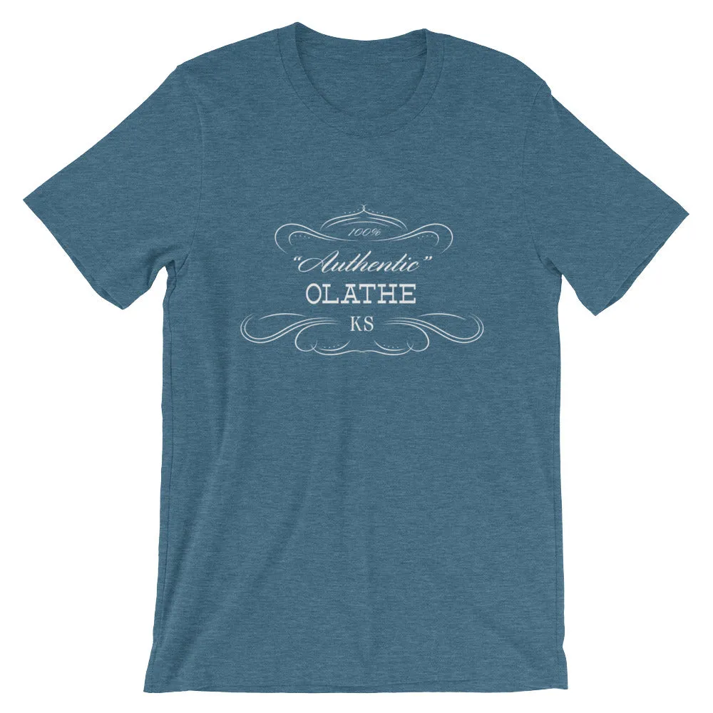 Kansas - Olathe KS - Short-Sleeve Unisex T-Shirt - "Authentic"