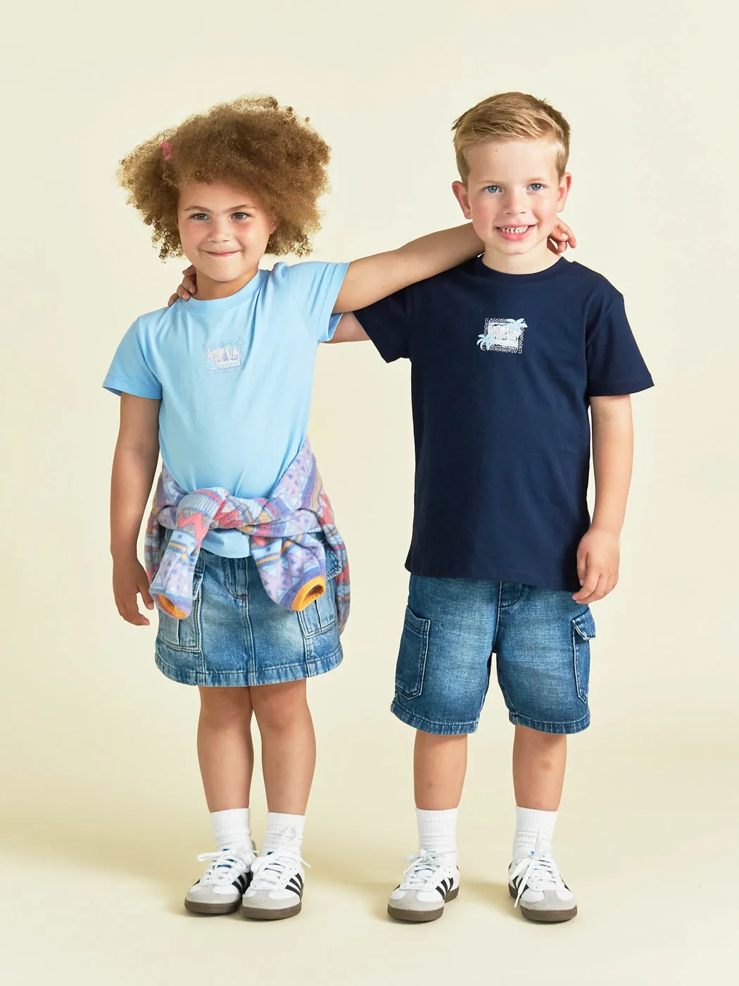 Kids Sorley Tee Pale Blue