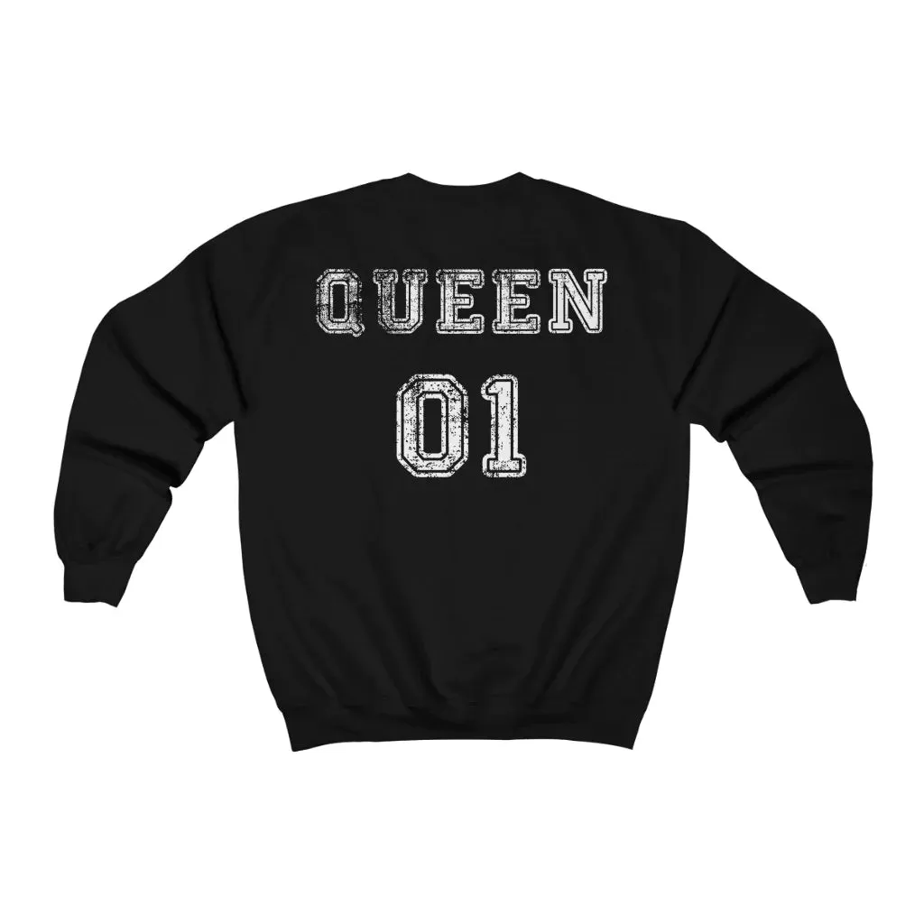 King And Queen 01 Matching Sweatshirts