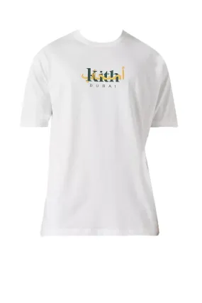 Kith Dubai Friends Logo Tee-White