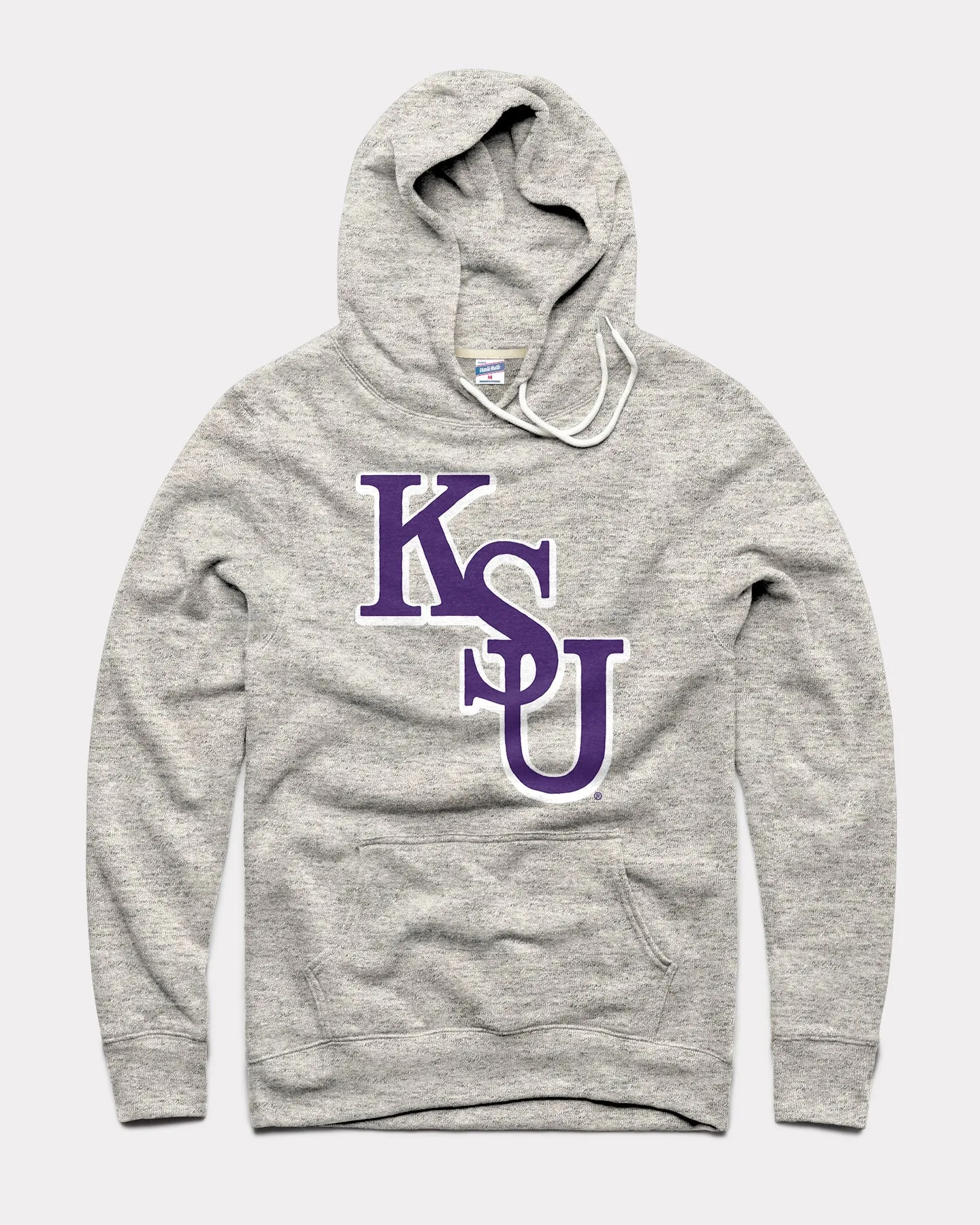 KSU Monogram Athletic Grey Hoodie