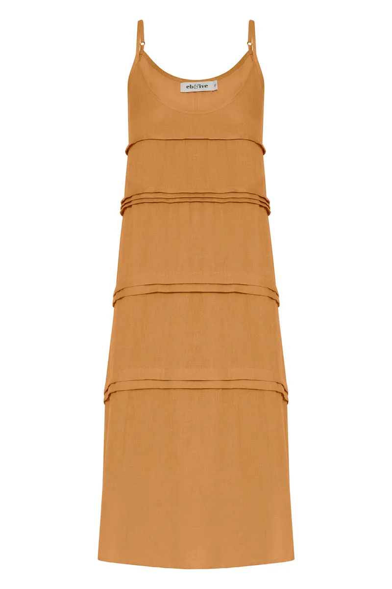 La Vie Tank Dress, Caramel