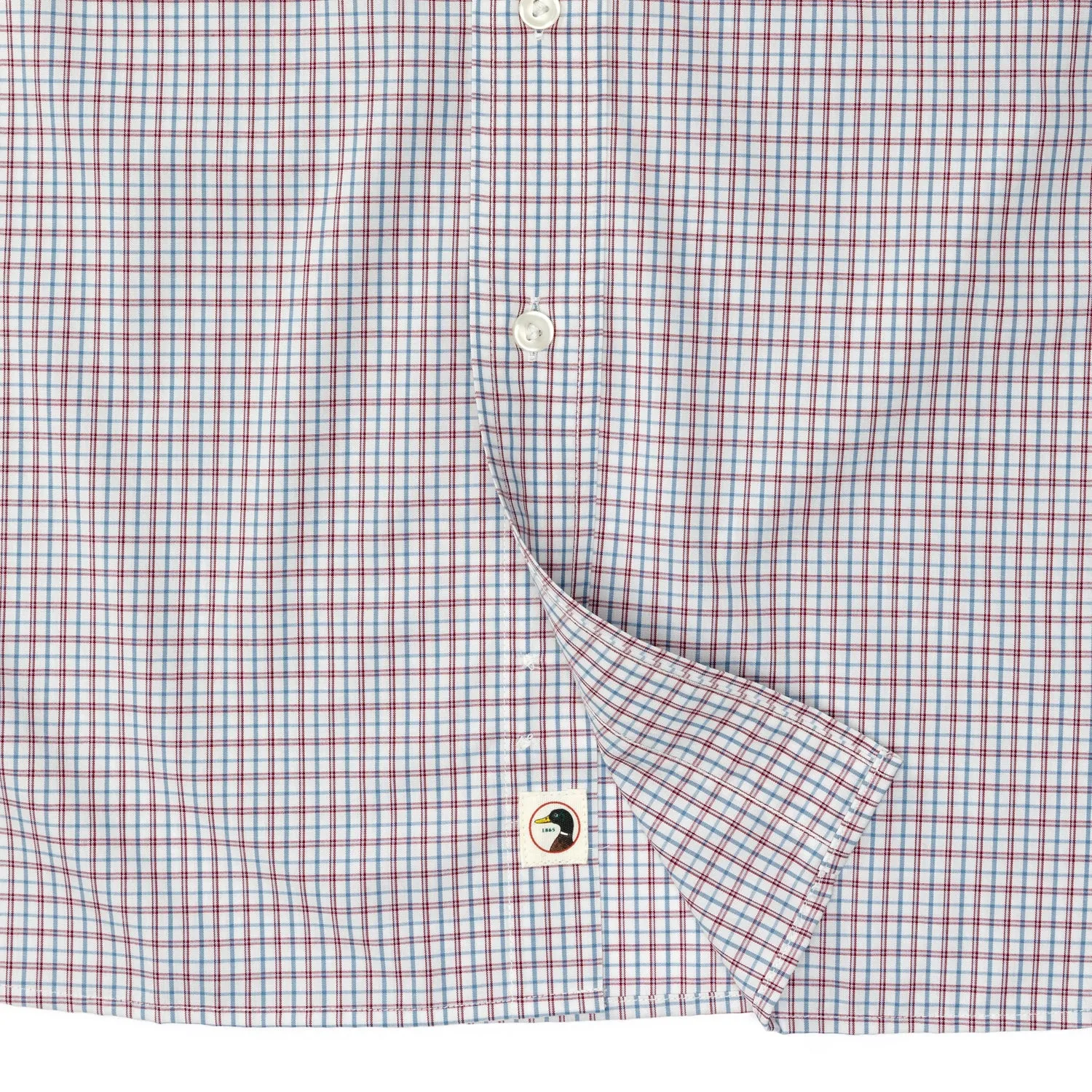 Langley Plaid Performance Poplin Sport Shirt