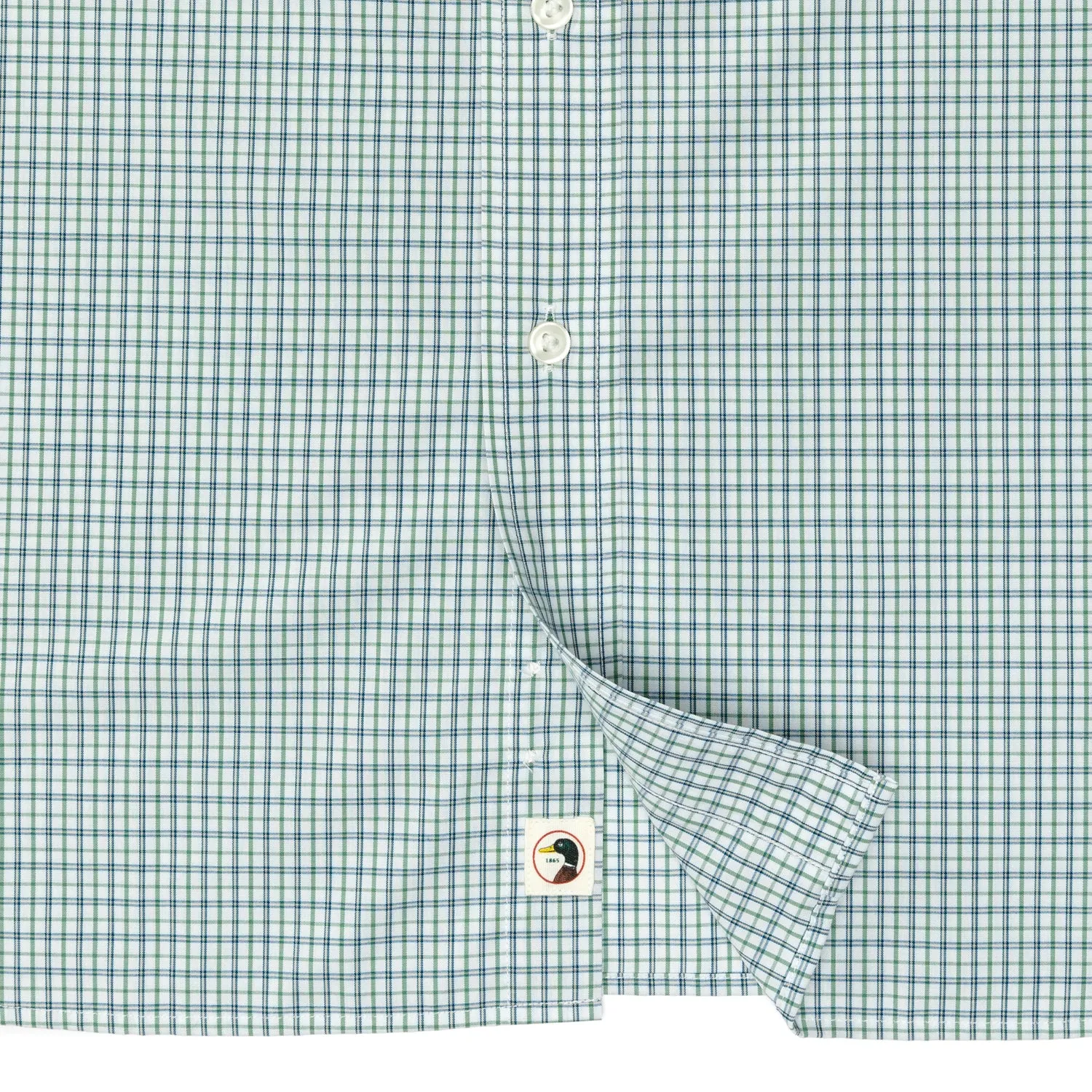 Langley Plaid Performance Poplin Sport Shirt