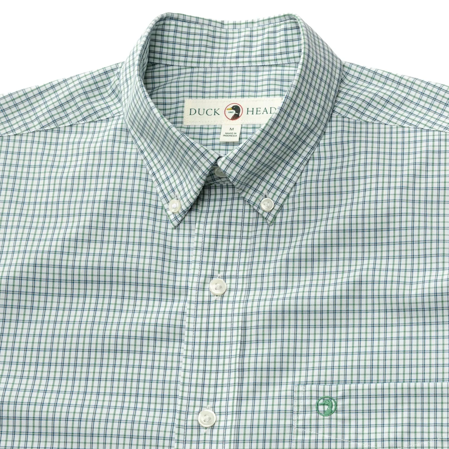 Langley Plaid Performance Poplin Sport Shirt