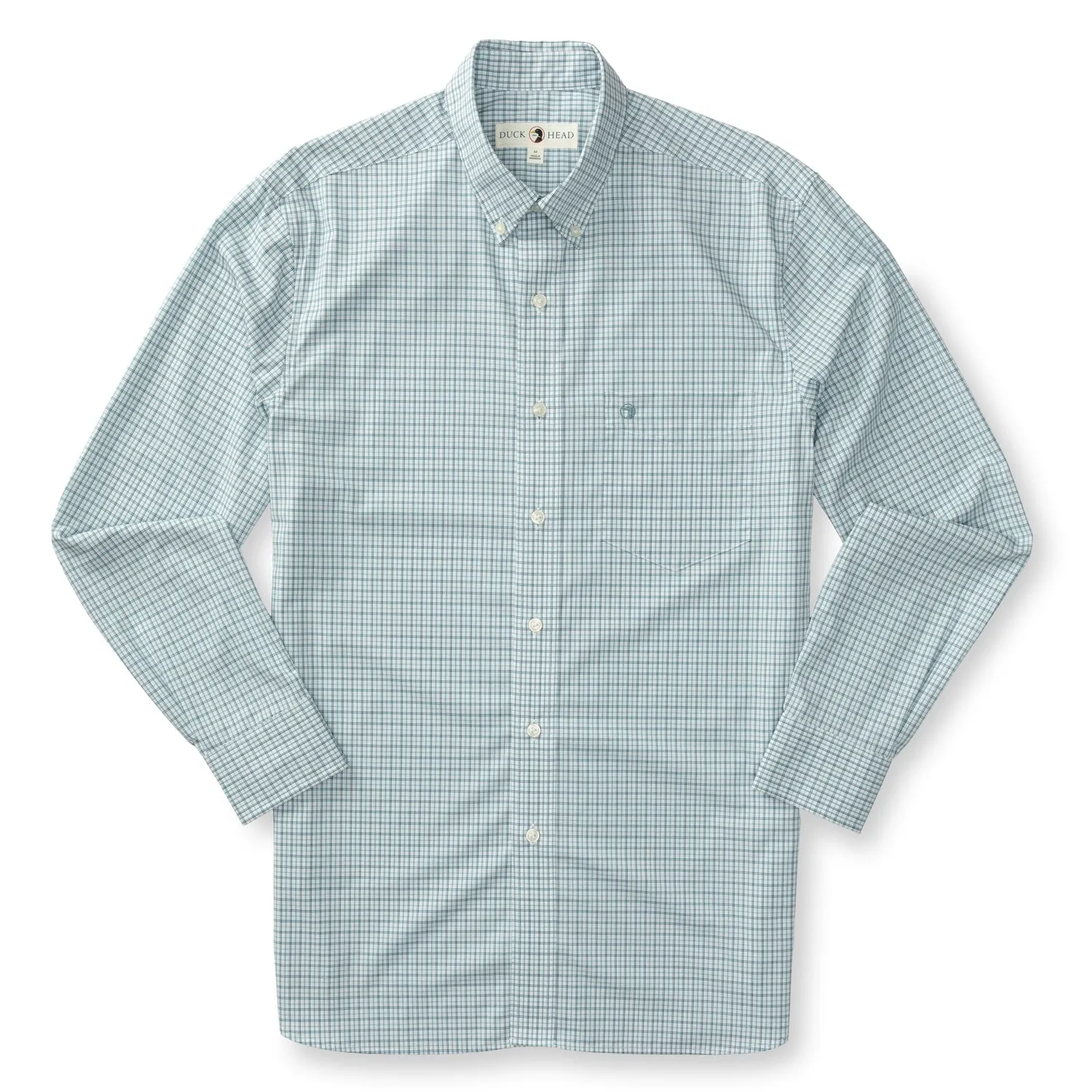 Langley Plaid Performance Poplin Sport Shirt