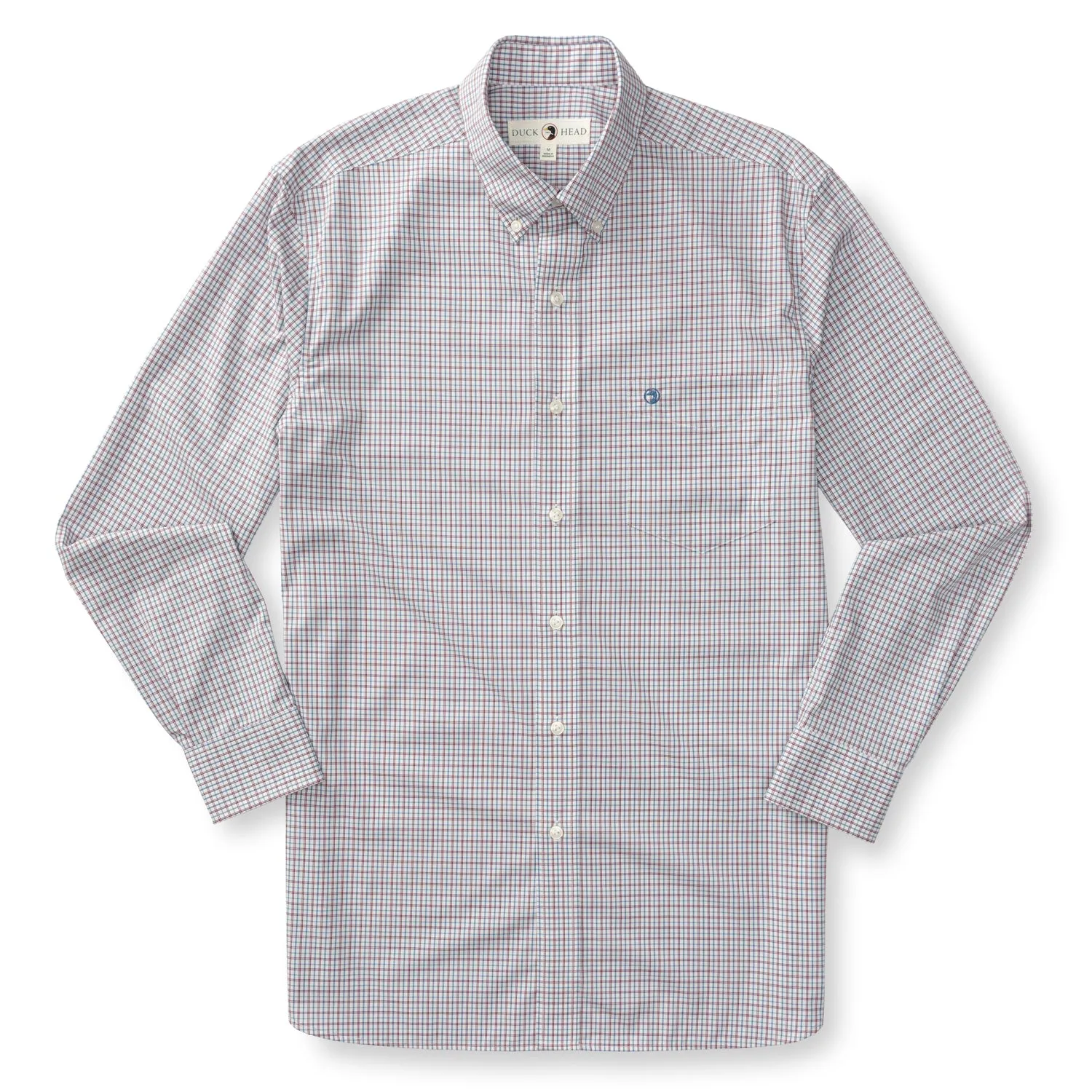 Langley Plaid Performance Poplin Sport Shirt