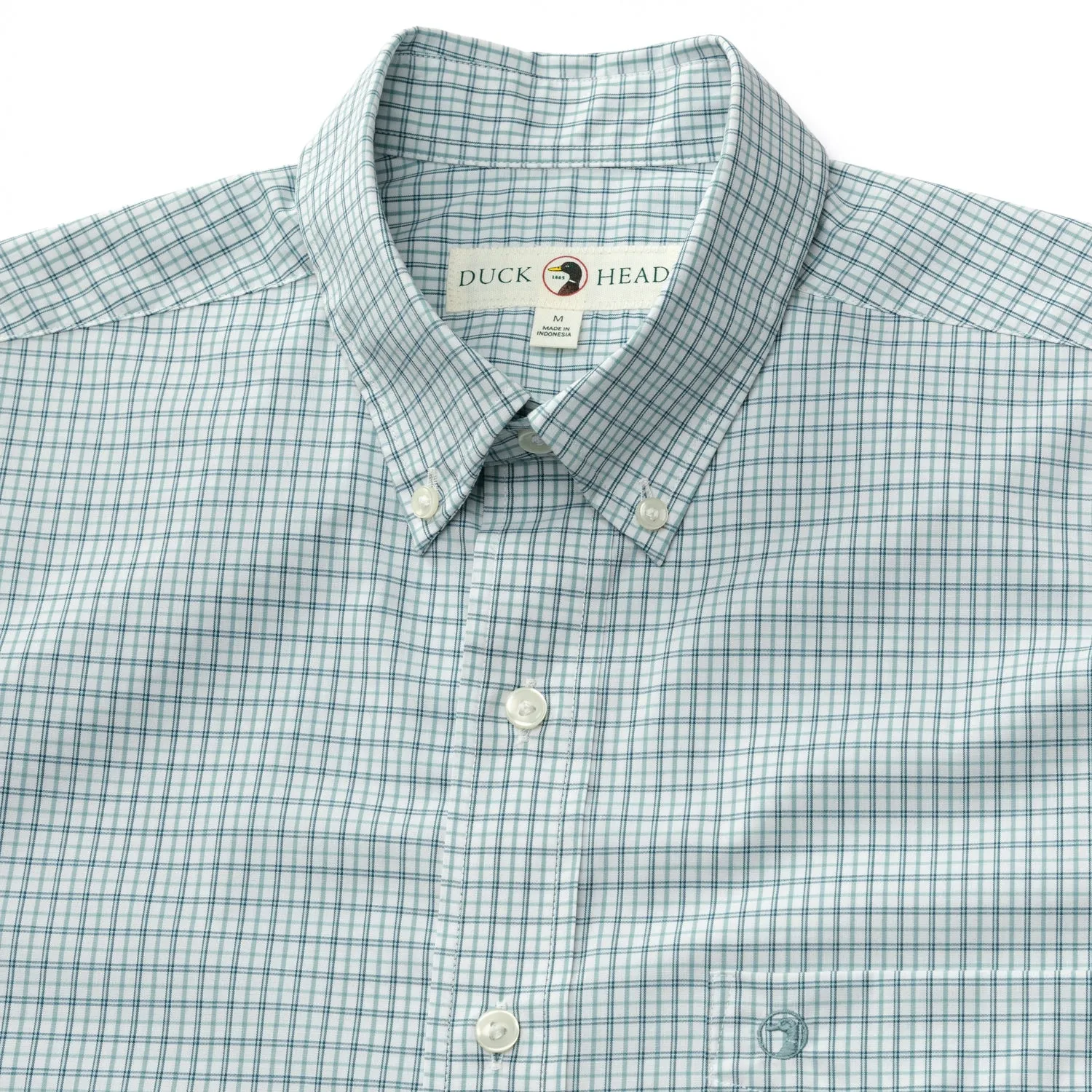 Langley Plaid Performance Poplin Sport Shirt