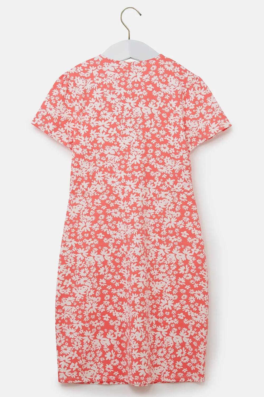 Lena Dress - Coral Daisy