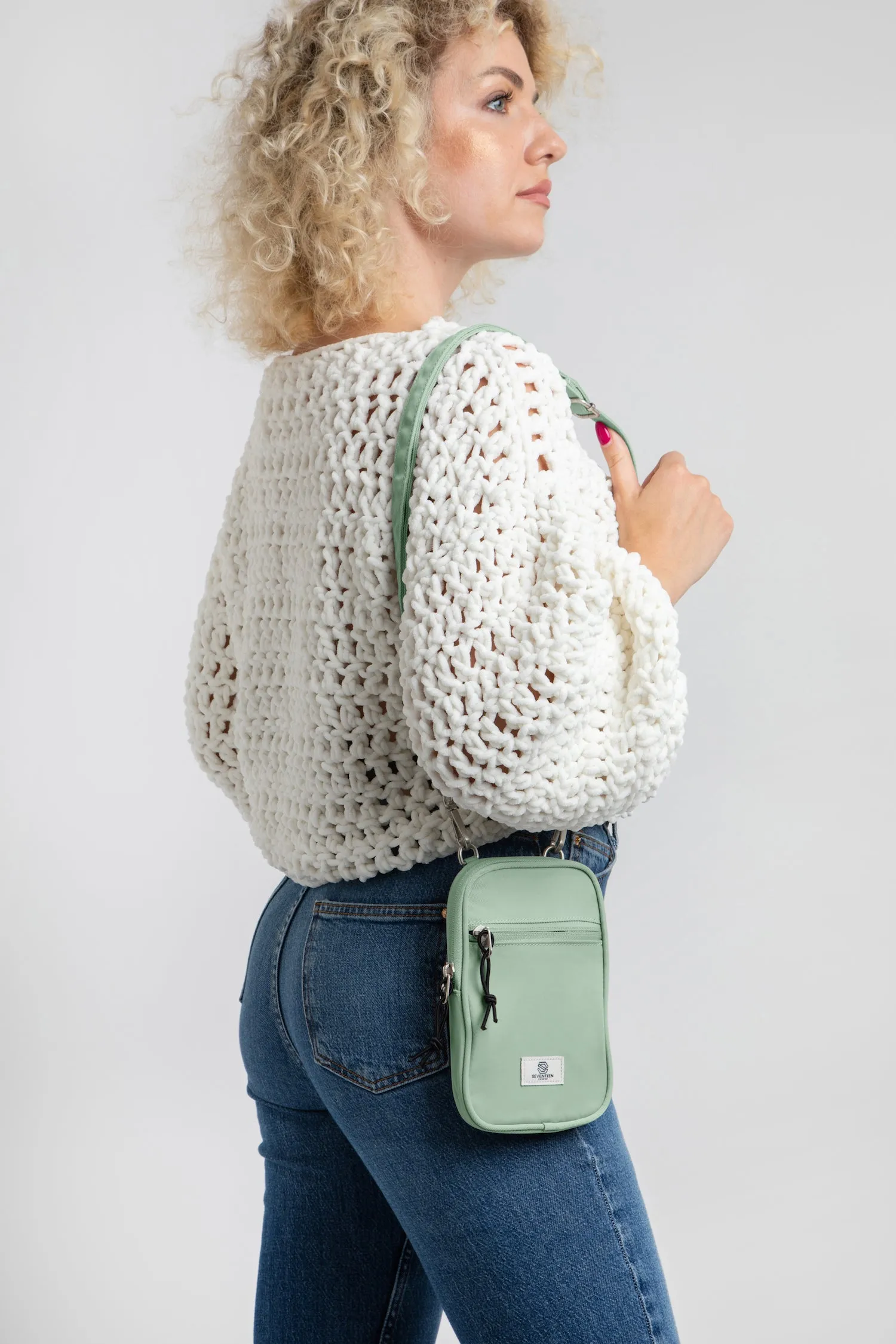 Lewisham Mini Crossbody Bag - Pastel Green