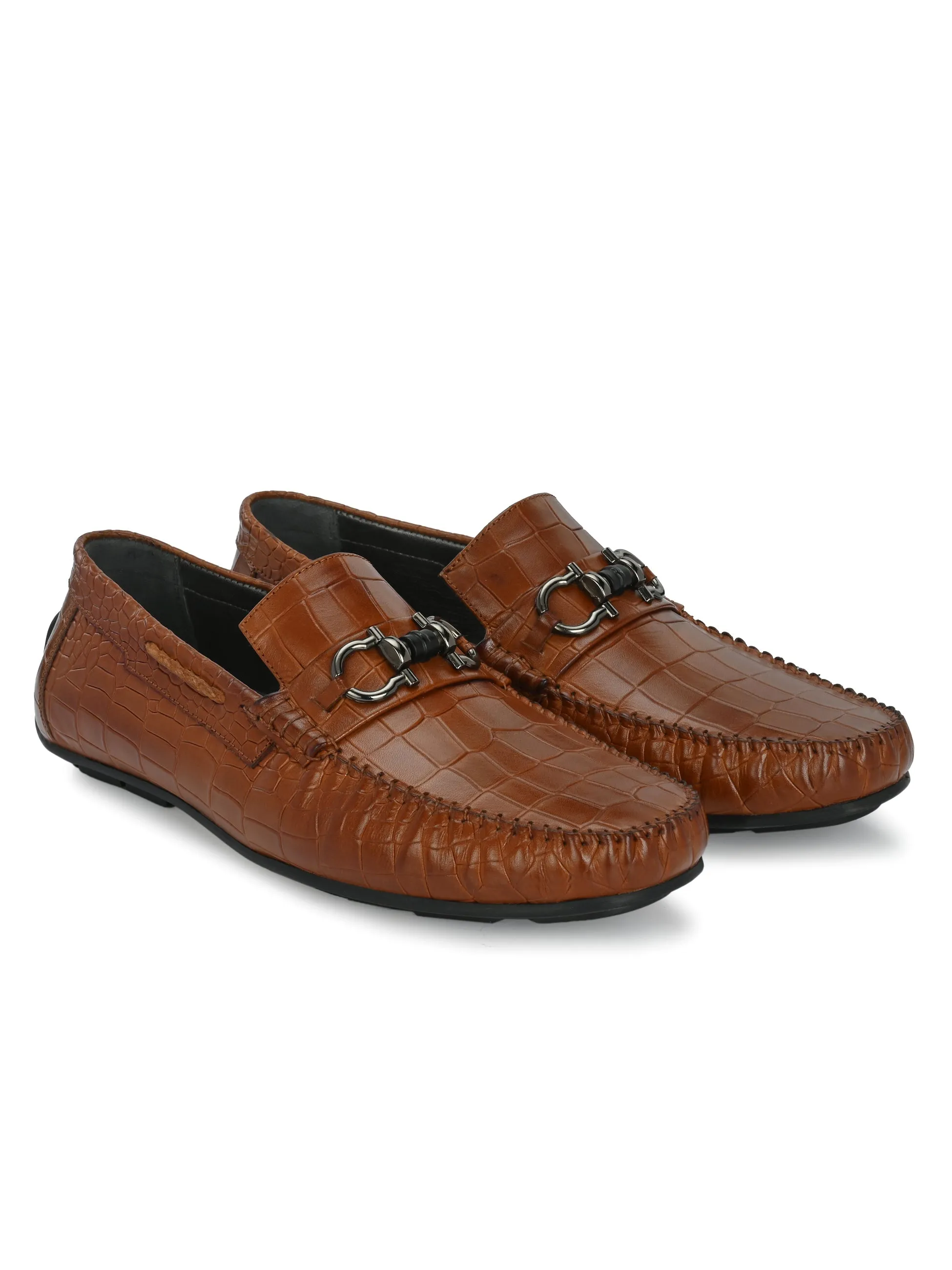 Libson Tan Driving Loafers