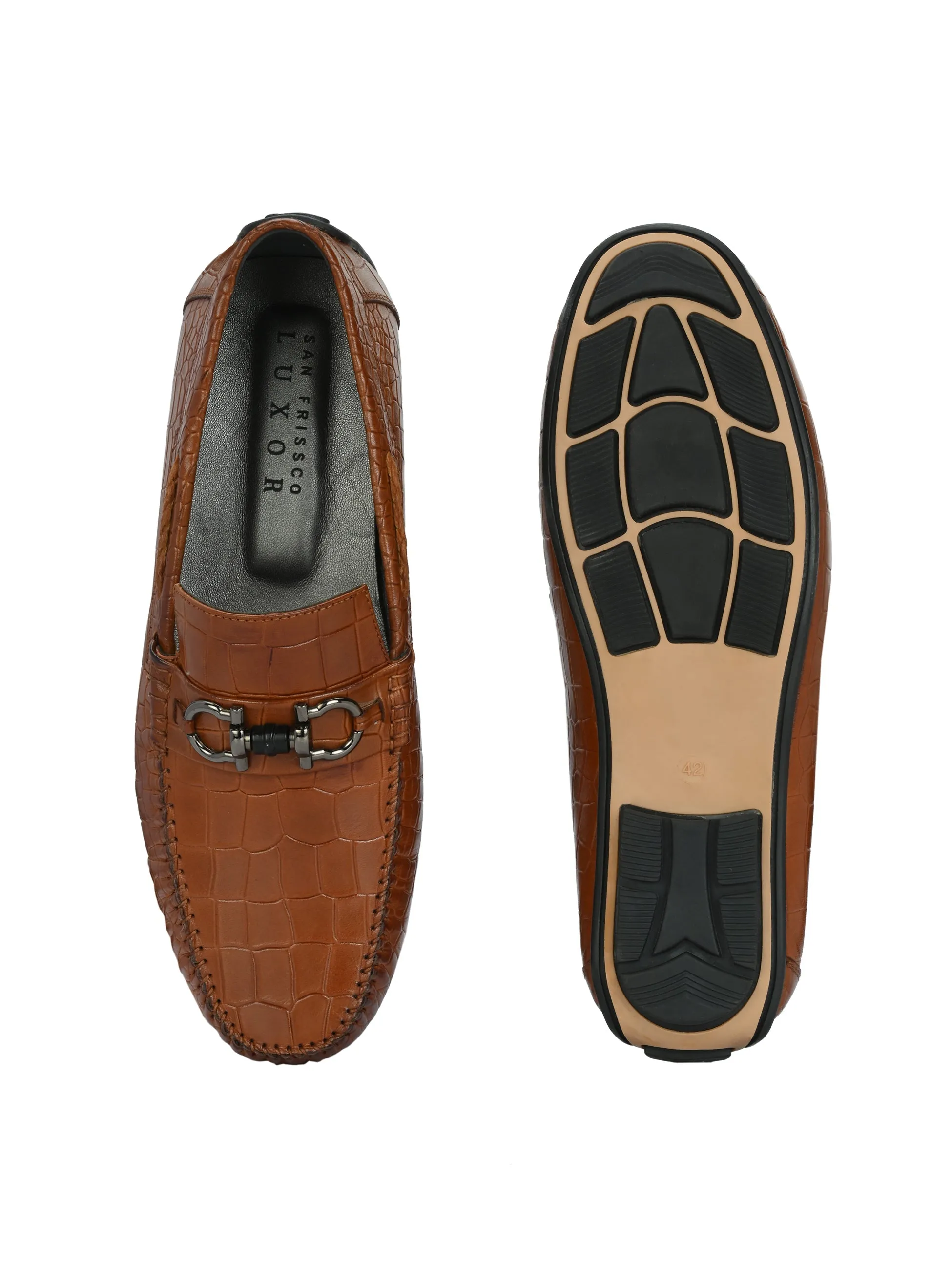 Libson Tan Driving Loafers