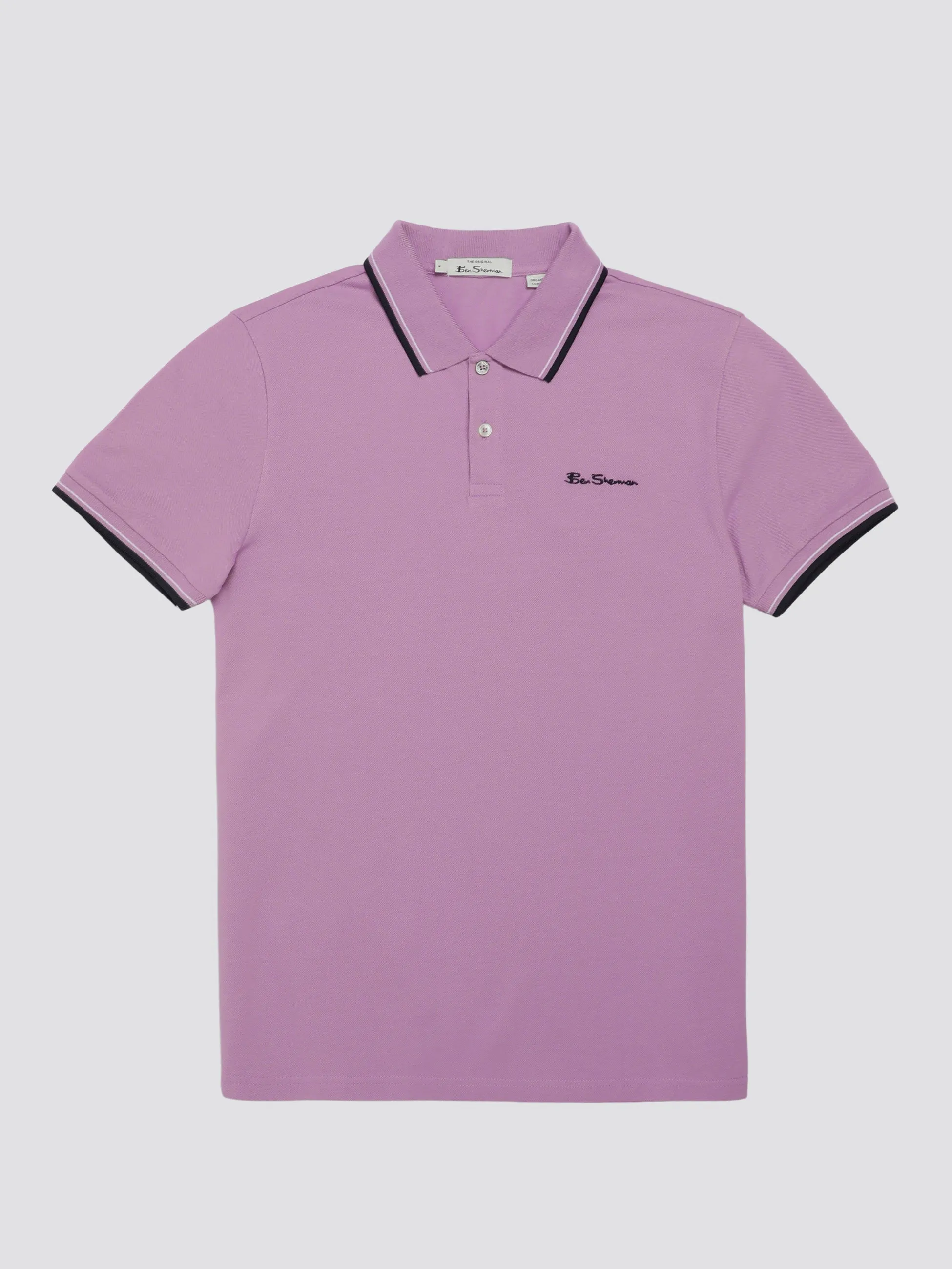 Limited Edition Signature Short Sleeve Polo - Violet