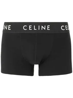 Logo Band Stretch Cotton Boxer Briefs Black