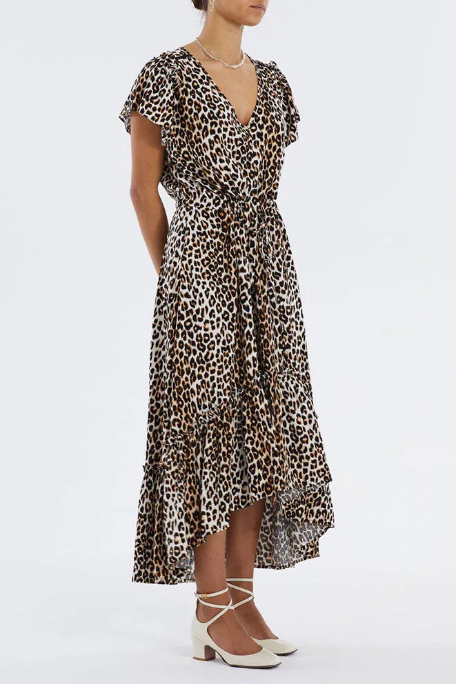 Lollys Laundry Odessa Kjole - Leopard Print