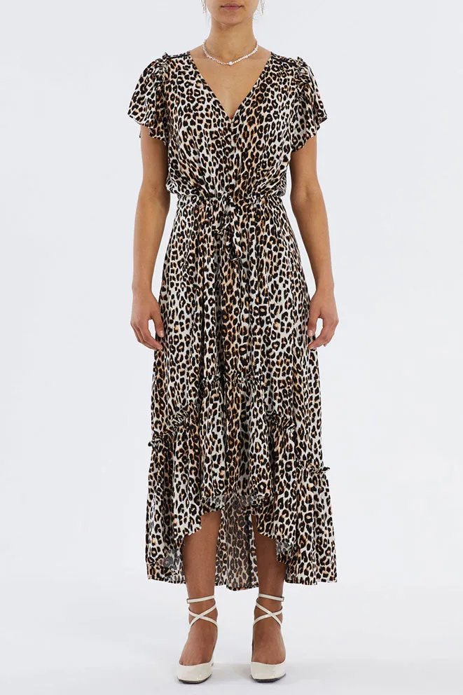 Lollys Laundry Odessa Kjole - Leopard Print