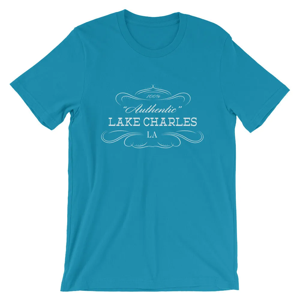 Louisiana - Lake Charles LA - Short-Sleeve Unisex T-Shirt - "Authentic"