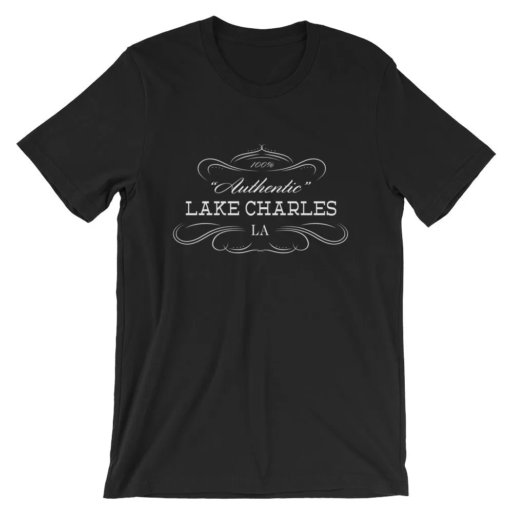 Louisiana - Lake Charles LA - Short-Sleeve Unisex T-Shirt - "Authentic"