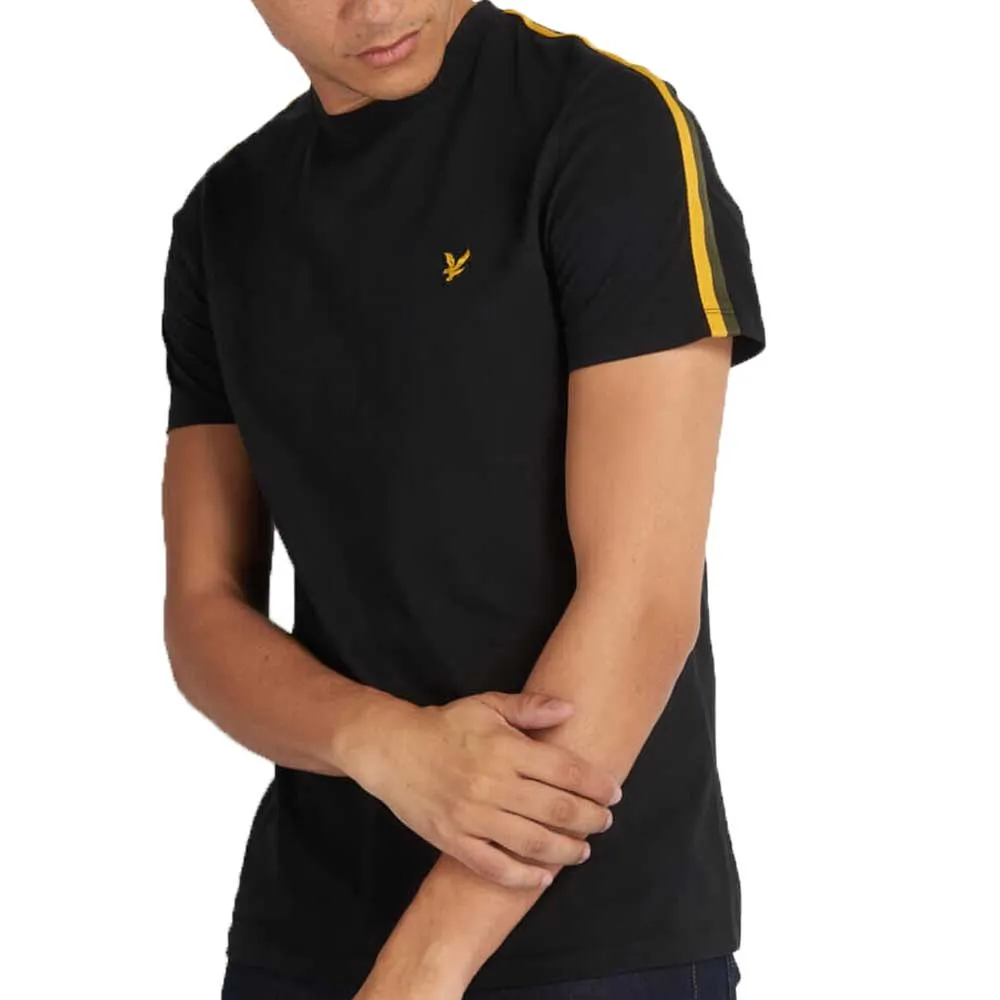 Lyle And Scott Taped T-Shirt - True Black TS1235V