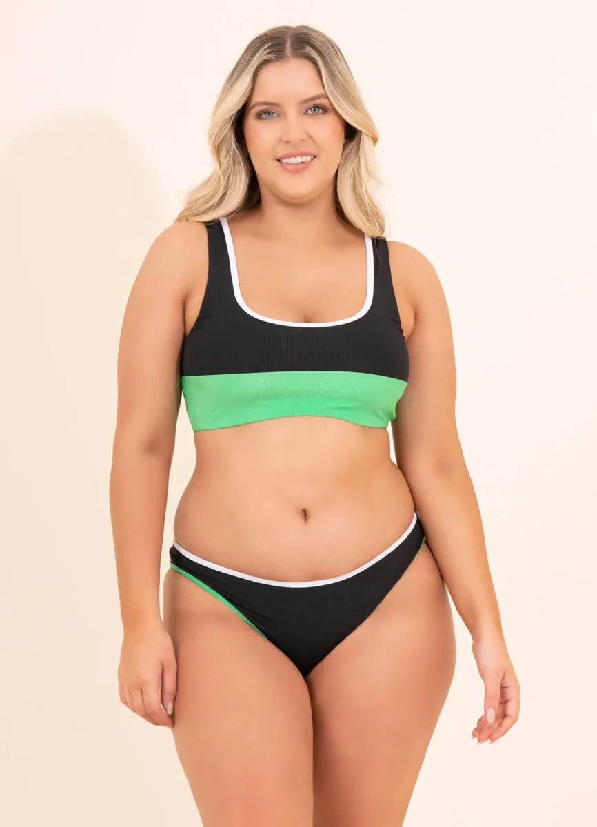 Maaji Black Onyx Max Classic Bikini Bottom