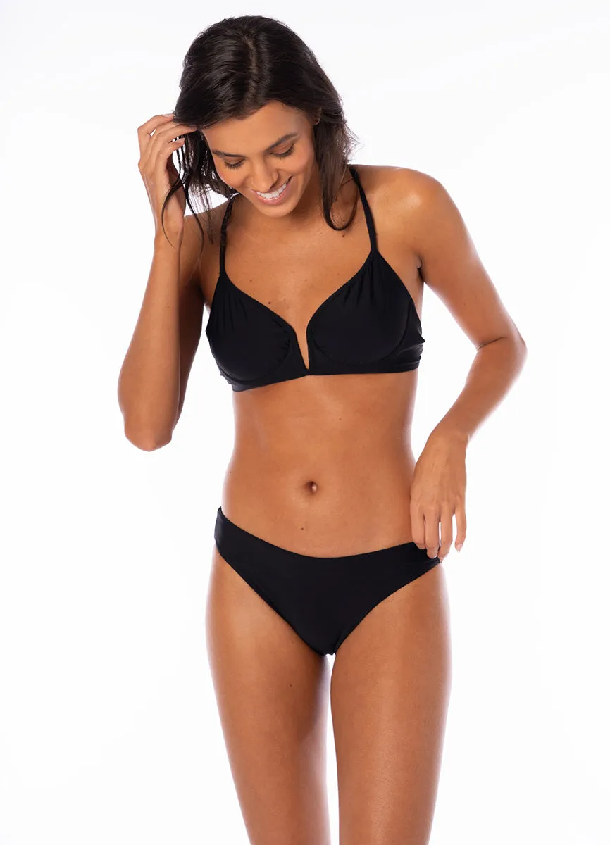 Maaji Midnight Ash Sublimity Regular Rise Classic Bikini Bottom